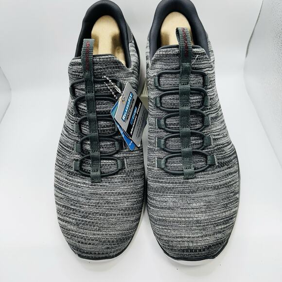 Skechers Mens Equalizer 3.0 52928SA Charcoal Gray Running Shoes Sneakers Size 10 - Picture 3 of 7